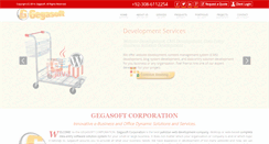 Desktop Screenshot of gegasoft.com